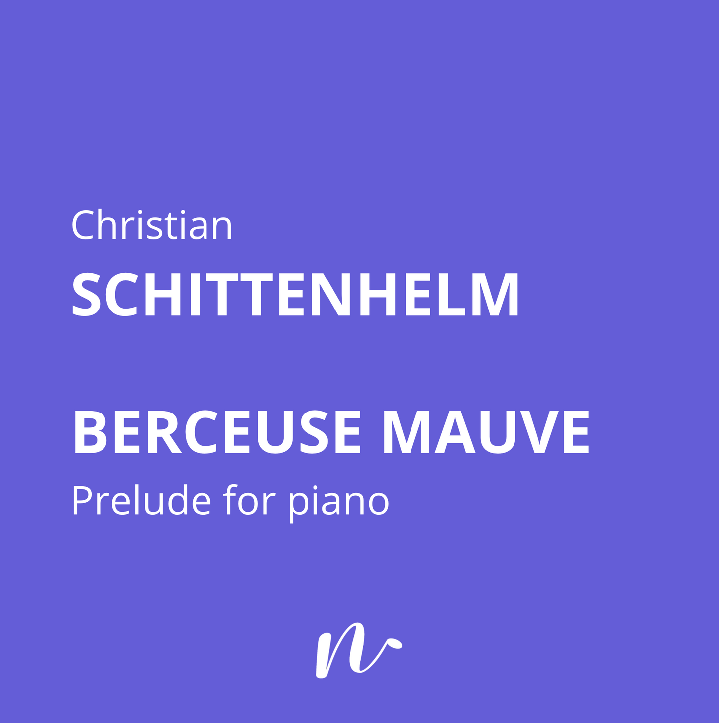 Berceuse Mauve (partition)