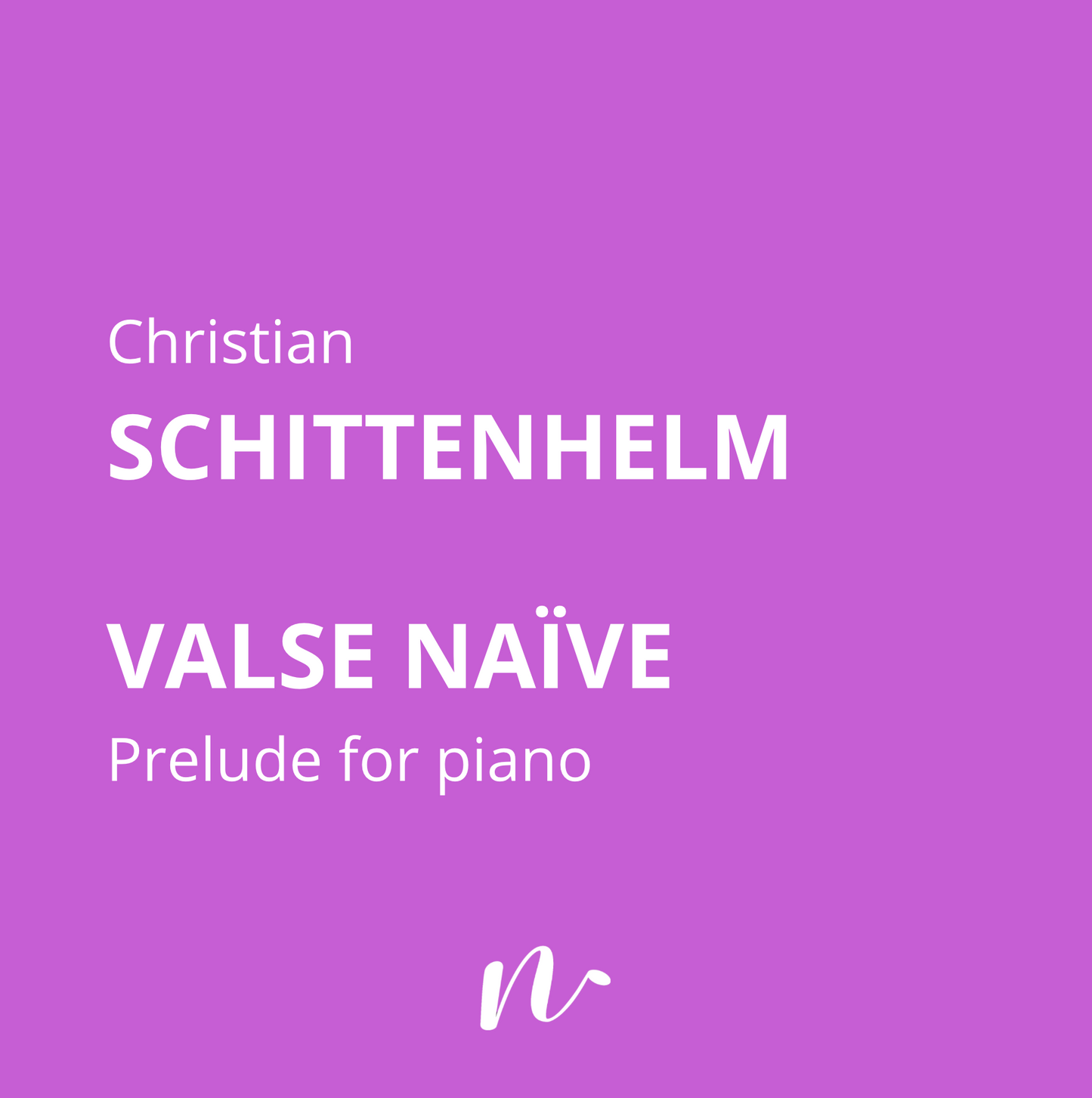 Valse Naïve (partition)